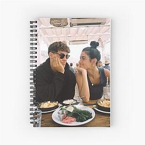 Dixie d'amelio and noah beck Spiral Notebook