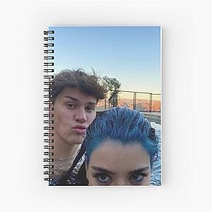 Dixie d'amelio and noah beck Spiral Notebook