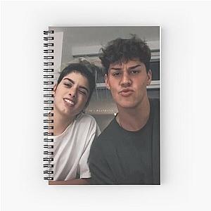 Dixie d'amelio and noah beck Spiral Notebook