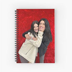 Charli and dixie d'amelio  Spiral Notebook