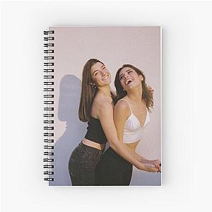 Charli and dixie d'amelio  Spiral Notebook