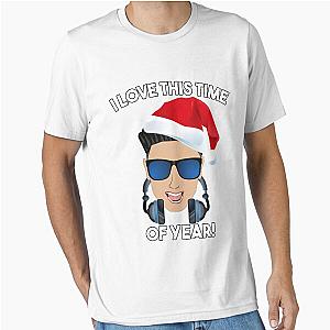Funny DJ Pauly D Christmas I Love This Time of Year Essential T-Shirt