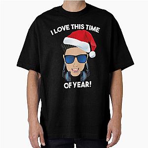Funny DJ Pauly D Christmas I Love This Year Oversized T-Shirt