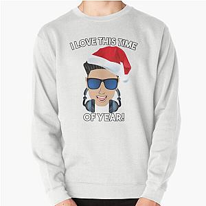 Funny DJ Pauly D Christmas I Love This Time of Year Pullover Sweatshirt