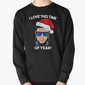 Funny DJ Pauly D Christmas I Love This Time of Year Pullover Sweatshirt