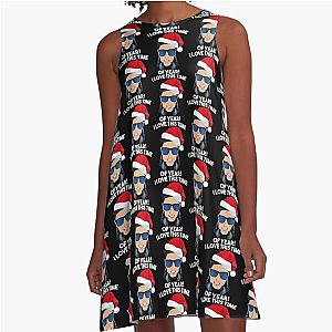 DJ Pauly D Christmas A-Line Dress