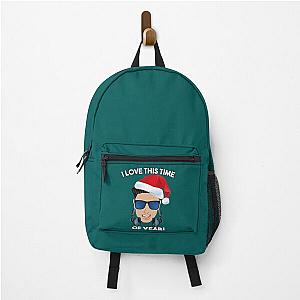Funny DJ Pauly D Christmas I Love This Time of Year Backpack