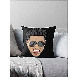 DJ Pauly D Jersey Shore Face Throw Pillow