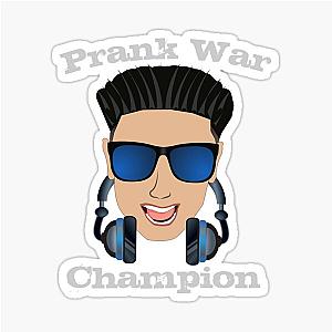 Funny DJ Pauly D Sticker from Jersey Shore Champion Sticker