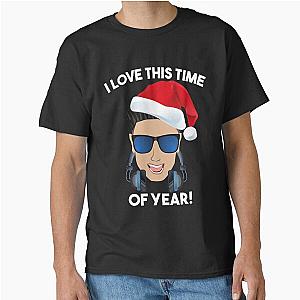 Funny DJ Pauly D Christmas I Love This Time of Year Classic T-Shirt