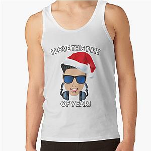 Funny DJ Pauly D Christmas I Love This Time of Year Tank Top