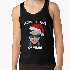 Funny DJ Pauly D Christmas I Love This Time of Year Tank Top