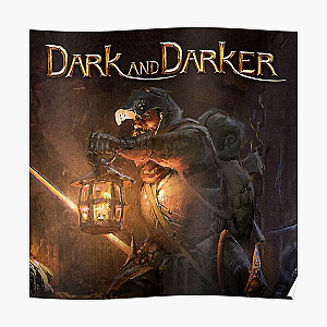 Dark and Darker Logo - Dark and Darker Fighter Poster RB1210