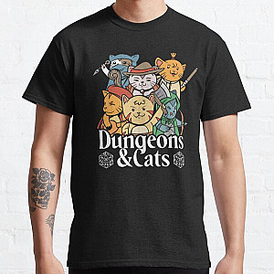 DUNGEONS AND CATS Classic T-Shirt RB1210