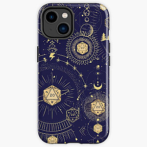 DND CELESTIAL DICE, D20 Stars constellations pattern night sky iPhone Tough Case RB1210
