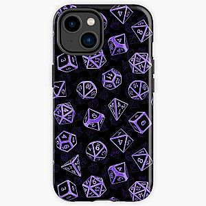 D20 Dice Set Pattern (Purple) iPhone Tough Case RB1210
