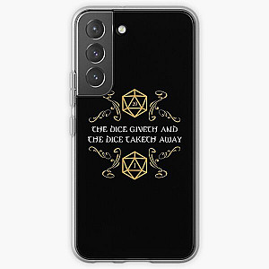 The Dice Giveth and Taketh Away Natural 20 and Critical Fail Samsung Galaxy Soft Case RB1210
