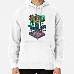 Dungeons and Isometric Dragons Pullover Hoodie RB1210