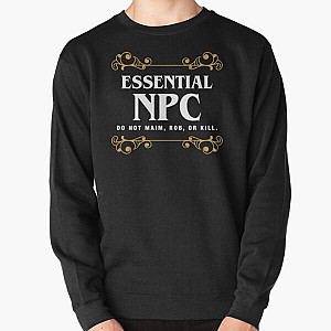 Essential NPC Non-Playable Character Gaming Pullover Sweatshirt RB1210