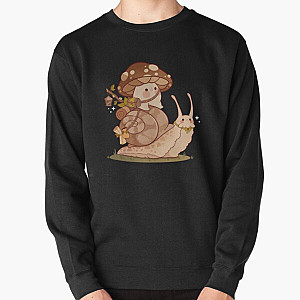 Cute mushroom and snail friend  Pullover Sweatshirt RB1210