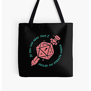DND I failed my stealth check All Over Print Tote Bag RB1210