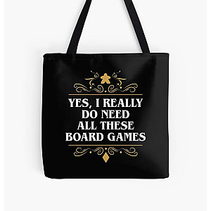 Yes I Really Do Need All These Board Games All Over Print Tote Bag RB1210