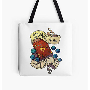 Beware of the Smiling Dungeon Master All Over Print Tote Bag RB1210