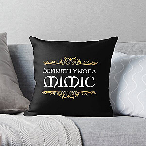 Definitely not a Mimic Tabletop RPG Addict Throw Pillow RB1210