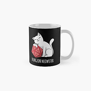 Dungeon Meowster Funny DnD Tabletop Gamer Cat D20 Classic Mug RB1210