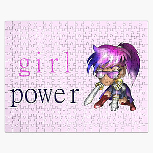 girl power chibi dnd elf Jigsaw Puzzle RB1210