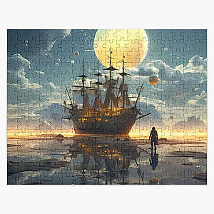 Warriors of Amstaff: Warrior awaits for his ship Jigsaw Puzzle RB1210
