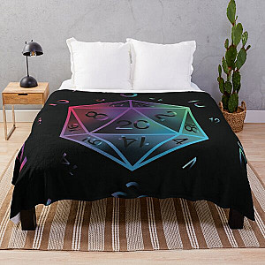 D20 Dungeons and Dragons Dice Throw Blanket RB1210