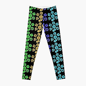 D20 Dice Set Colorful Pattern Leggings RB1210