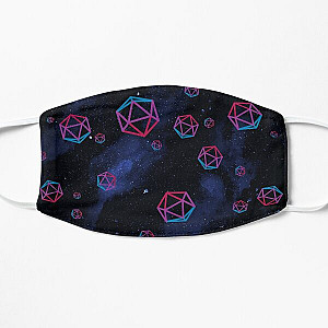 bi dice in space Flat Mask RB1210