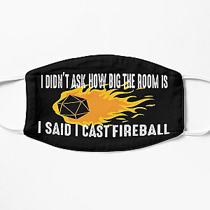 I cast Fireball Wizard Sorcerer DM Gift TTRPG Flat Mask RB1210