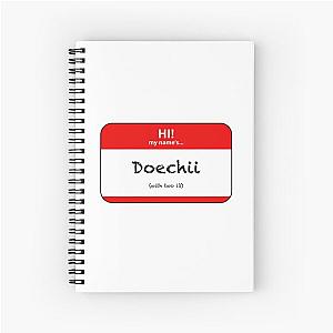 Hi My Name's Doechii Spiral Notebook