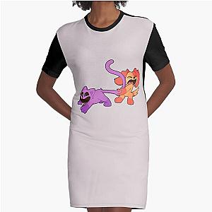 Dogday and Catnap Graphic T-Shirt Dress