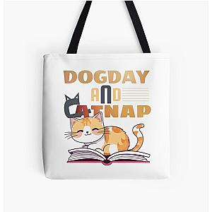 Dogday And Catnap  All Over Print Tote Bag