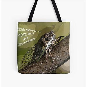 The Dogday Harvestfly (Cicada)  All Over Print Tote Bag