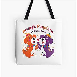 dogday Let the Fun Begin All Over Print Tote Bag