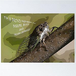 The Dogday Harvestfly (Cicada)  Poster