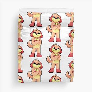 Confident DogDay Duvet Cover