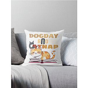 Dogday And Catnap  Throw Pillow