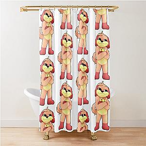 Confident DogDay Shower Curtain