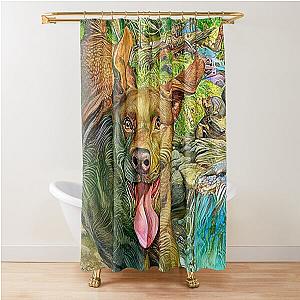 Happiest DogDay Shower Curtain