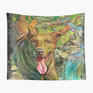 Happiest DogDay Tapestry