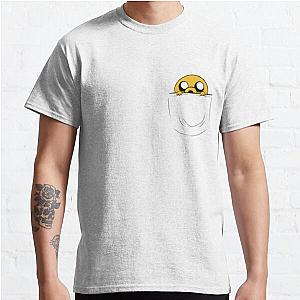 Dog In Pocket T-Shirts - Jake in the pocket - Adventure Time Fan Art Classic T-Shirt RB1011