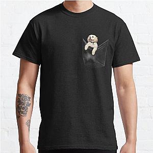 Dog In Pocket T-Shirts - Cavachon in a pocket Classic T-Shirt RB1011