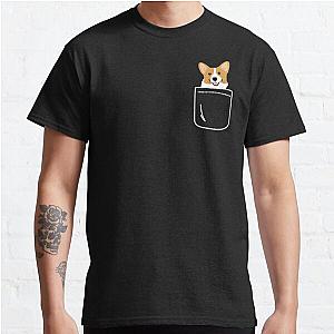 Dog In Pocket T-Shirts - Dog in Pocket Classic T-Shirt RB1011