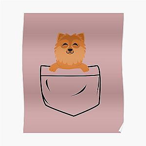 Dog In Pocket Posters - Dog in pocket Poster RB1011